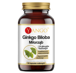 Yango Ginkgo biloba suplement diety 90 kapsułek