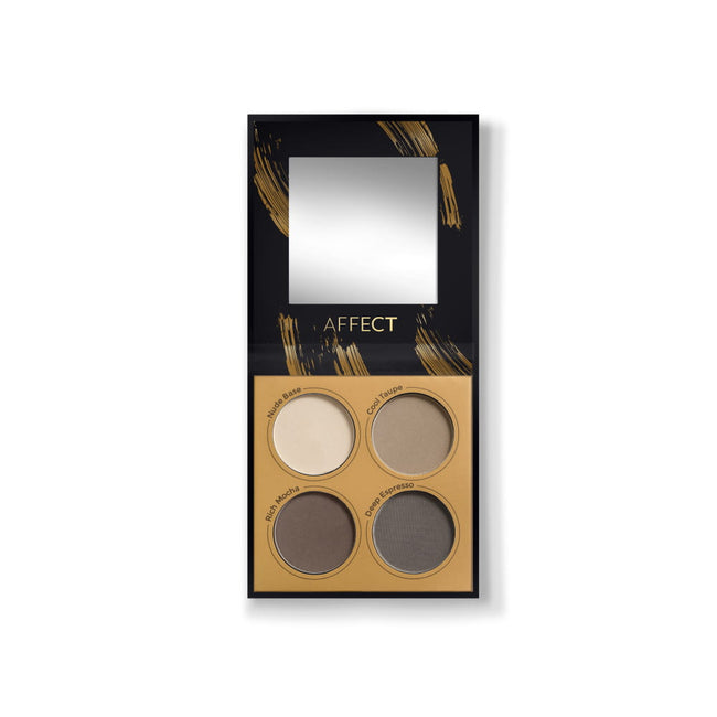 Affect Brow Star mini paleta cieni prasowanych do brwi 6g