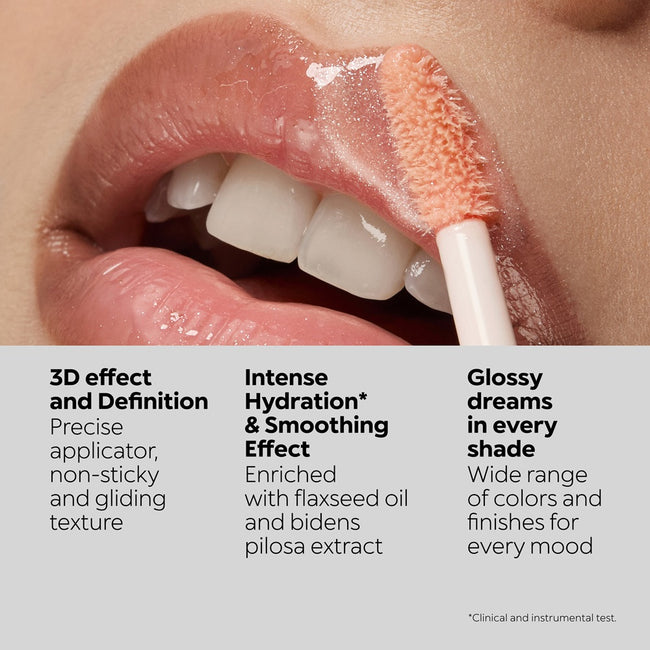 KIKO Milano 3D Hydra Lipgloss zmiękczający błyszczyk do ust z efektem 3D