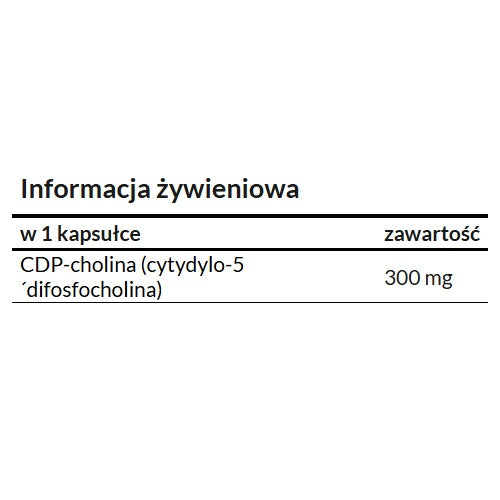 Apollo's Hegemony CDP Choline suplement diety 90 kapsułek