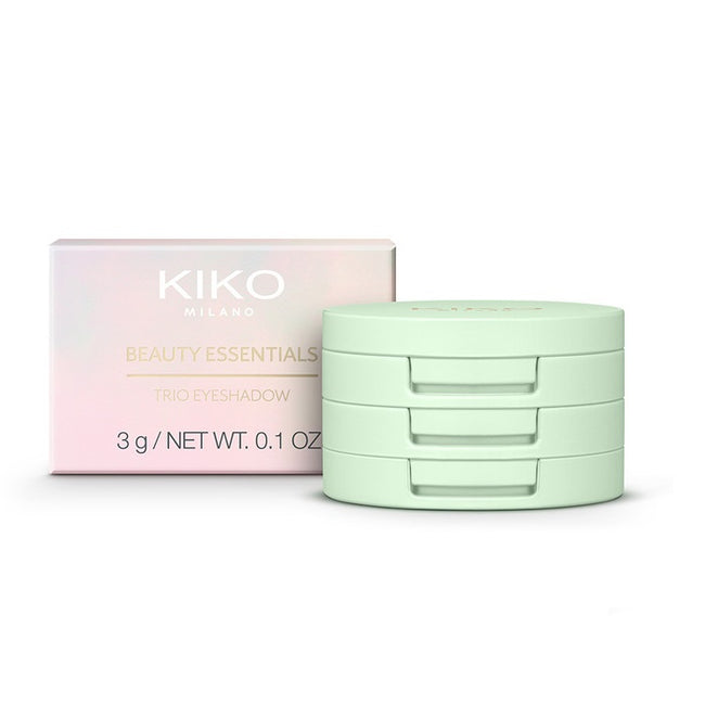 KIKO Milano Beauty Essentials Trio Eyeshadow trio cieni do powiek o różnym wykończeniu