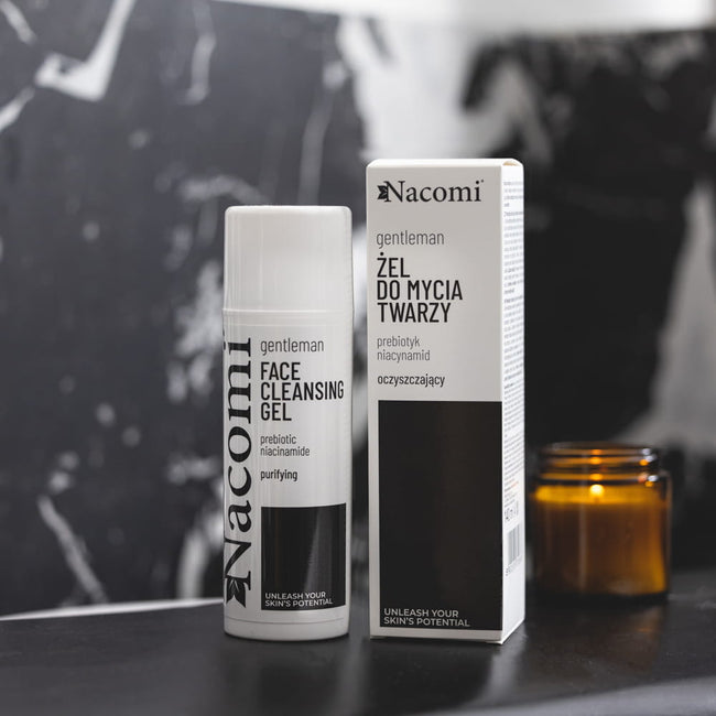 Nacomi Gentleman prebiotyczny żel do mycia twarzy z niacynamidem 140ml