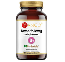 Yango Kwas foliowy metylowany (Quatrefolic®) suplement diety 60 kapsułek