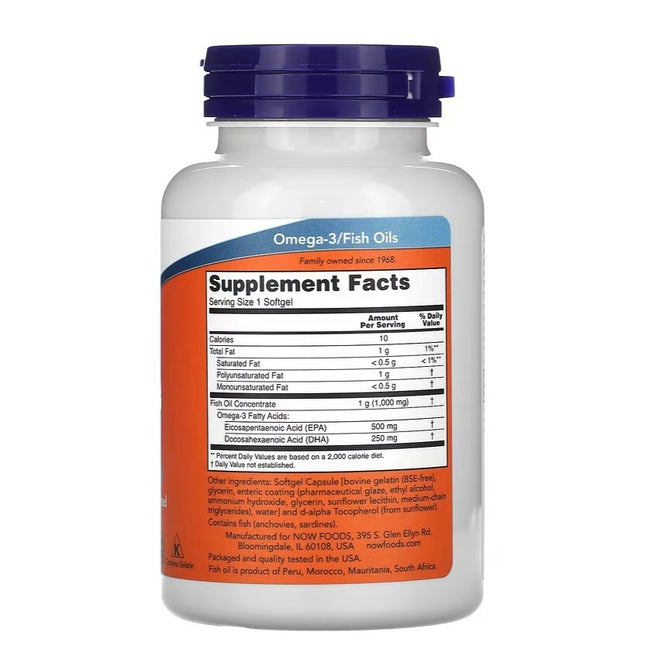 Now Foods Ultra Omega-3 suplement diety 90 kapsułek