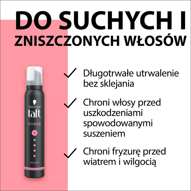 Taft Power Cashmere pianka do włosów 200ml