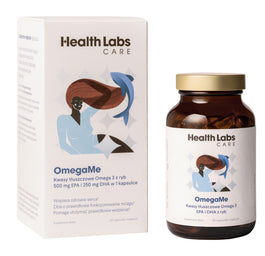 HealthLabs OmegaMe kwasy tłuszczowe suplement diety 60 kapsułek