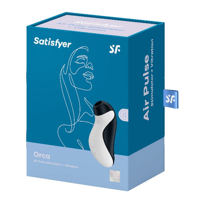 Satisfyer Orca stymulator łechtaczki Black & White
