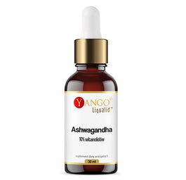 Yango Ashwagandha 10% witanolidów suplement diety w kroplach 30ml