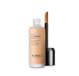 KIKO Milano Full Coverage 2-In-1 Foundation & Concealer mocno kryjący podkład i korektor 2 w 1 WB60 Warm Beige 25ml