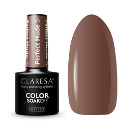 Claresa Color Soak Off UV/LED Perfect Nude lakier hybrydowy