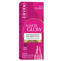 Lirene AntiOX Glow antyoksydacyjny emo-krem z SPF20 na pierwsze zmarszczki 40ml