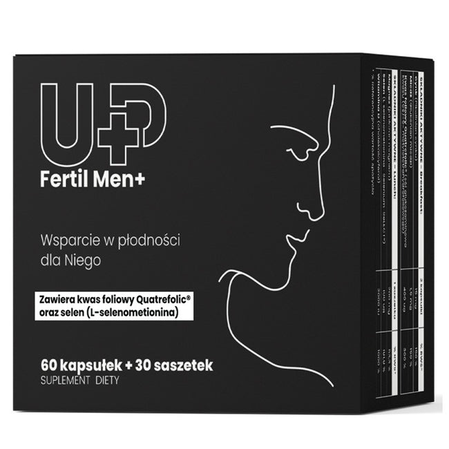 UP Health Pharma Fertil Men+ UP Płodność On suplement diety 60 kapsułek + 30 saszetek