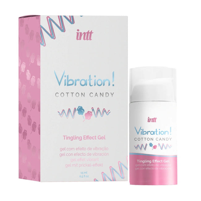 INTT Vibration! żel intymny z efektem wibracji Cotton Candy 15ml