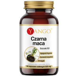 Yango Czarna maca ekstrakt 10:1 suplement diety 90 kapsułek