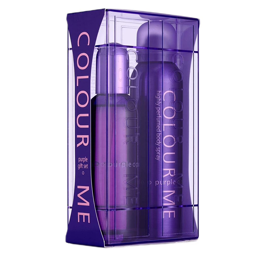 milton-lloyd colour me purple woda perfumowana 100 ml   zestaw 
