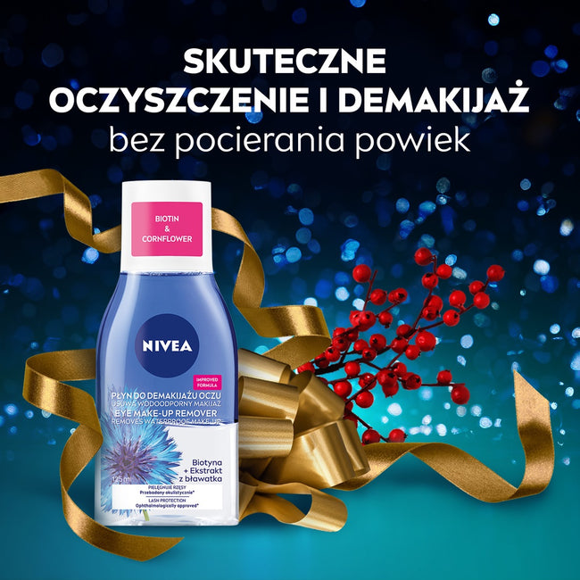 Nivea Fresh Skin zestaw odświeżający krem na dzień 50ml + dwufazowy płyn do demakijażu oczu 125ml + pielęgnująca pomadka do ust 4.8g
