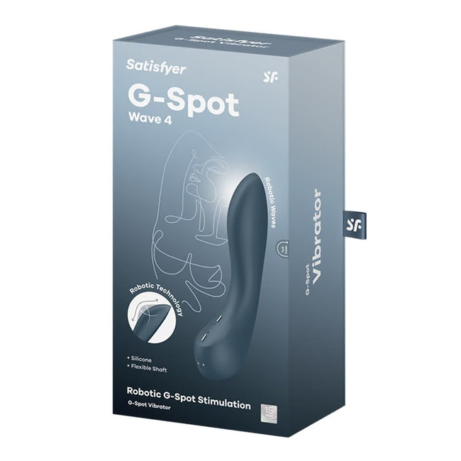 Satisfyer G-Spot Wave 4 wibrator punktu G z ruchomą wypustką Grey