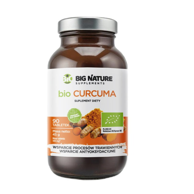 Big Nature Bio Curcuma suplement diety 90 tabletek