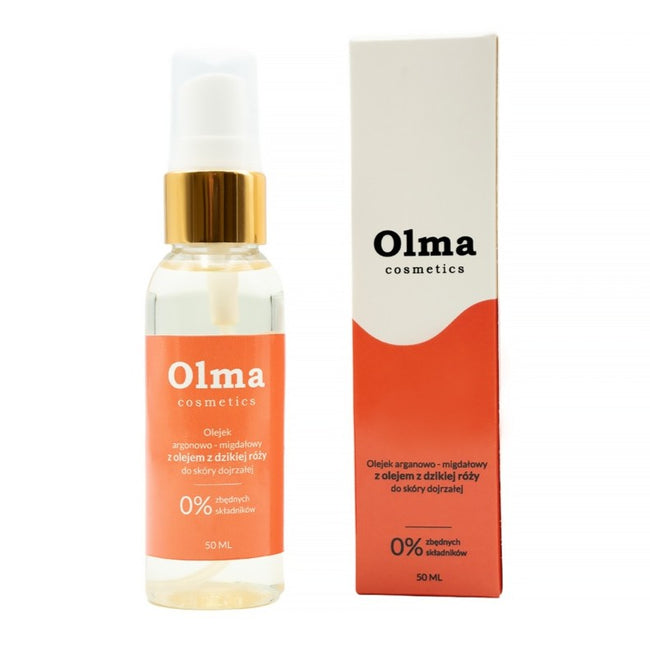 Olma Cosmetics Olejek arganowo-migdałowy z olejem z dzikiej róży do skóry dojrzałej 50ml