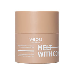 Veoli Botanica Melt With Comfort emulgujące masełko nawilżające do zmywania makijażu i SPF do skóry suchej i odwodnionej 40g