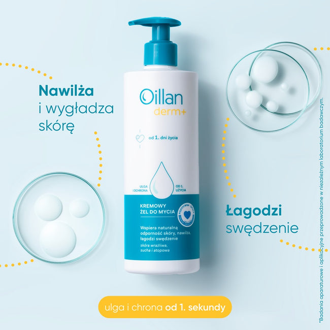Oillan Derm+ kremowy żel do mycia 400ml