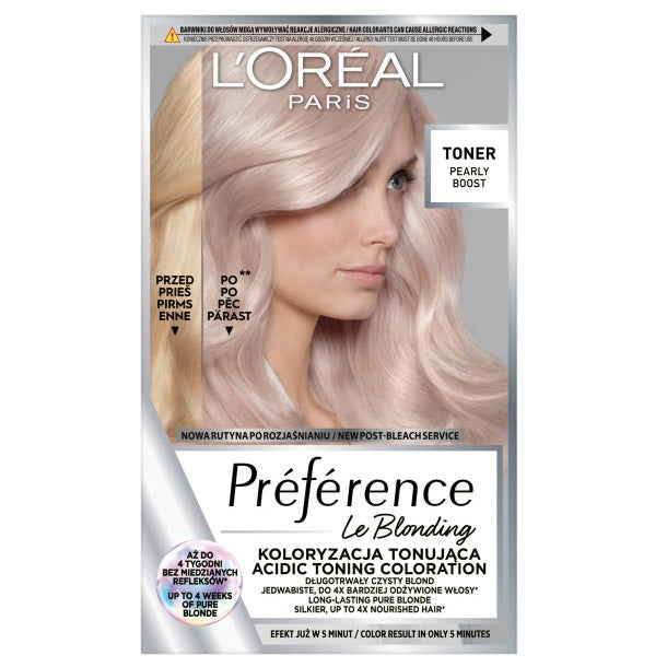 L'Oreal Paris Preference Le Blonding koloryzacja tonizująca do włosów