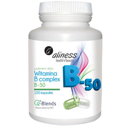 Aliness Witamina B complex B-50 suplement diety 100 kapsułek