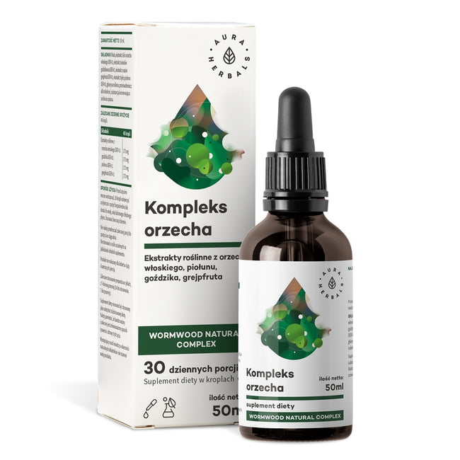 Aura Herbals Kompleks orzecha suplement diety w kroplach 50ml