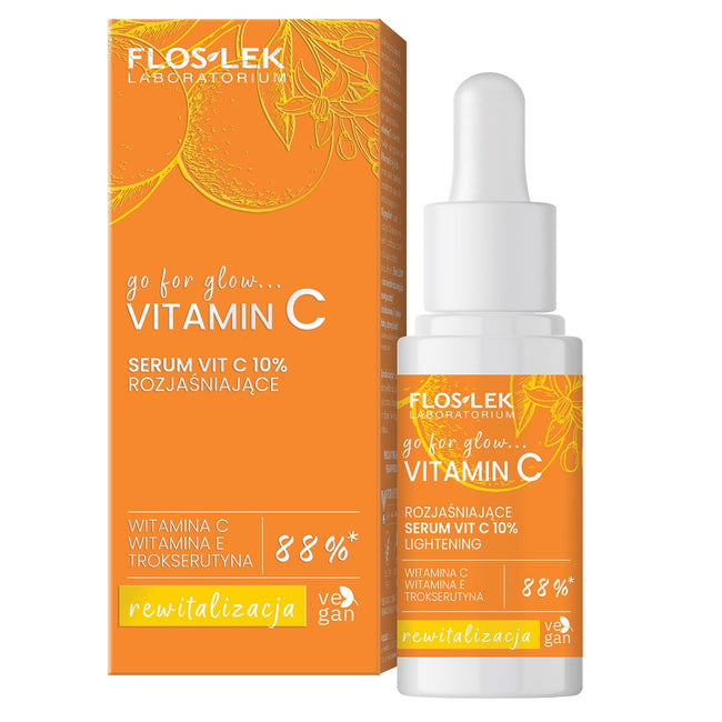 Floslek go for glow…. VITAMIN C rozjaśniające serum VIT C 10% 30ml