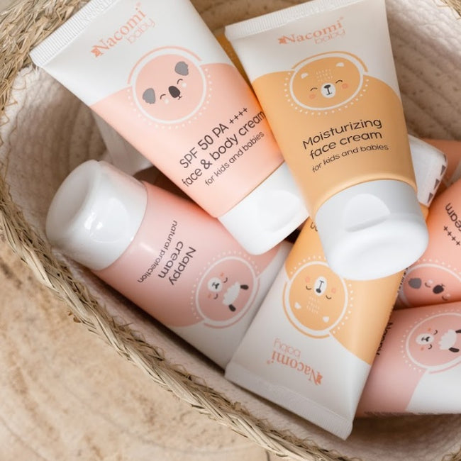 Nacomi Baby nawilżający krem do twarzy dla dzieci i niemowląt 50ml