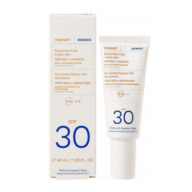 Korres Yoghurt Sunscreen Face Cream-Gel krem-żel ochronny do twarzy SPF30 40ml