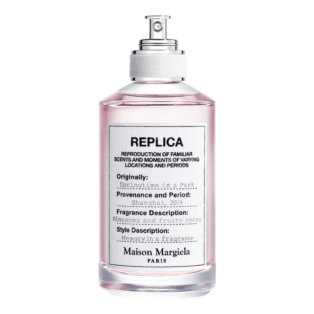 maison margiela springtime in a park