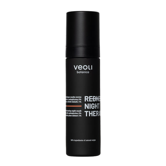 Veoli Botanica Redness Night Therapy kojąco-rozświetlająca maska nocna na naczynka 50ml
