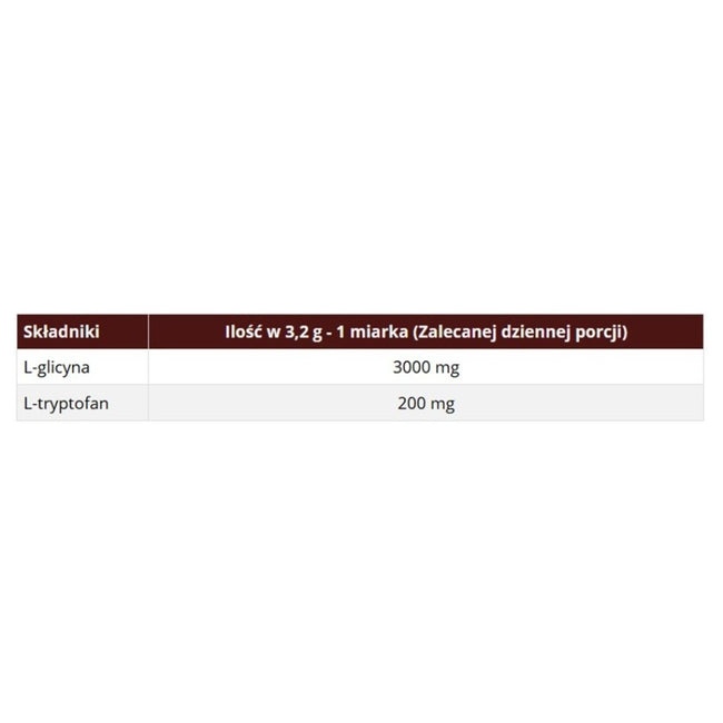 Skoczylas Glicyna + tryptofan suplement diety 100g