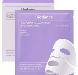 Biodance Rejuvenating Caviar PDRN Real Deep Mask maska do twarzy w płachcie 4x34g