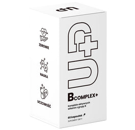 UP Health Pharma B Complex+ UP kompleks witamin z grupy B suplement diety 60 kapsułek
