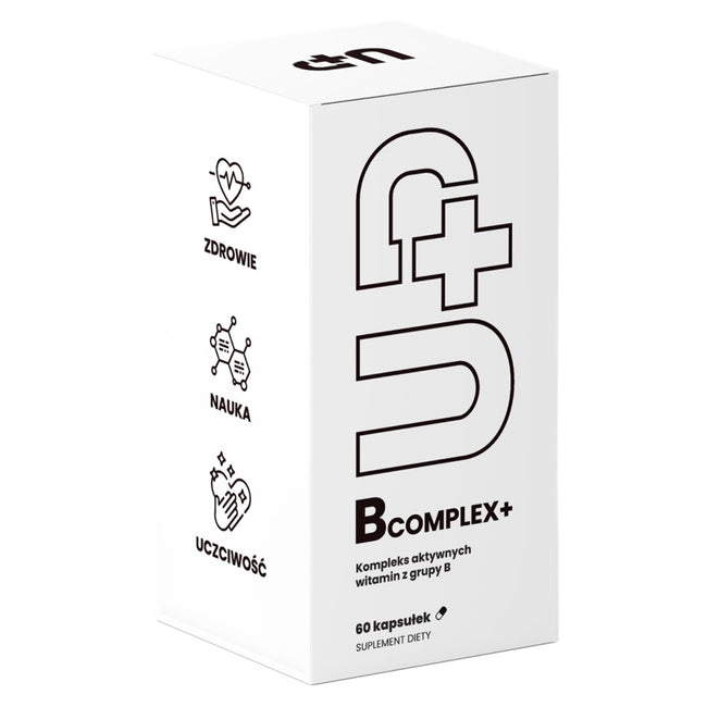 UP Health Pharma B Complex+ UP kompleks witamin z grupy B suplement diety 60 kapsułek