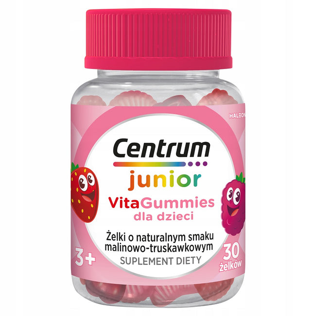 Centrum Junior VitaGummies dla dzieci żelki o smaku malinowo-truskawkowym 30szt