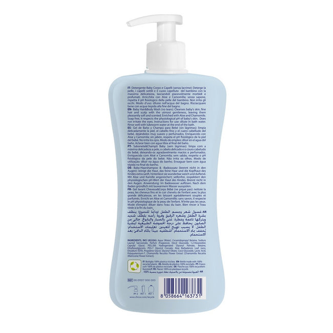 Chicco Natural Sensation płyn do mycia ciała i włosów 0m+ 500ml