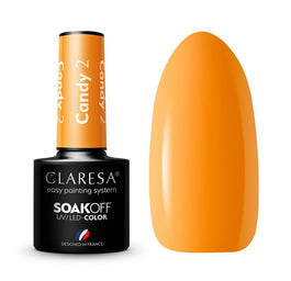 Claresa Soak Off UV/LED Candy lakier hybrydowy 2 5g