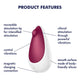 Satisfyer Spot On 3 wibrator łechtaczkowy Berry