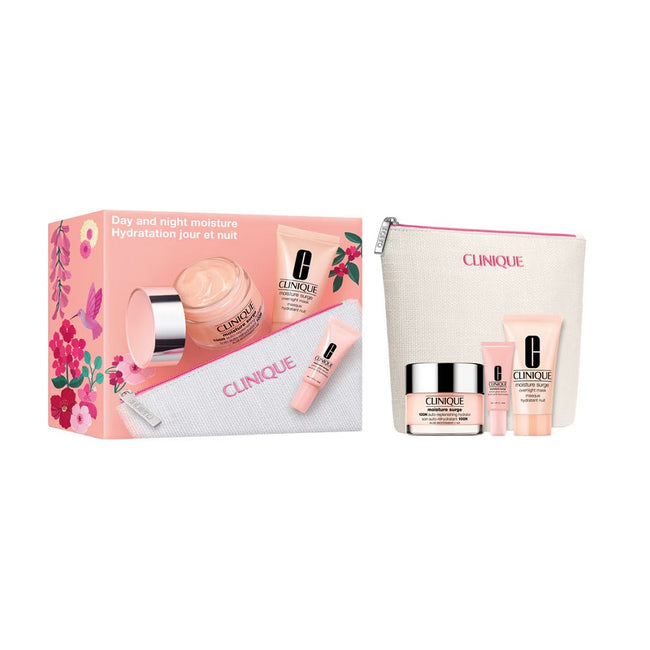 Clinique Day and Night Moisture zestaw żelowy krem do twarzy 50ml + maseczka intensywnie nawilżająca 30ml + serum do twarzy 5ml
