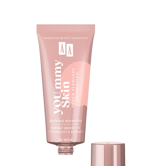 AA YOU.mmy Skin Peach Flawless Foundation podkład mineralny 30ml