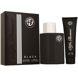 Alfa Romeo Black zestaw woda toaletowa spray 125ml + żel pod prysznic 90ml