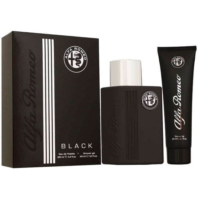 Alfa Romeo Black zestaw woda toaletowa spray 125ml + żel pod prysznic 90ml