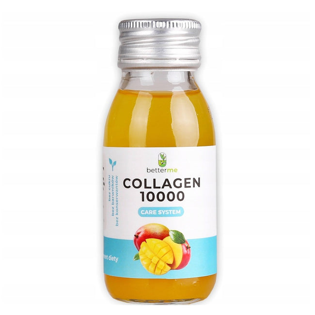 BetterMe Collagen 10000 Care System kolagen rybi do picia suplement diety Mango 30x60ml