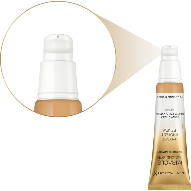 Max Factor Miracle Second Skin Hybrid Foundation podkład nawilżający z filtrem