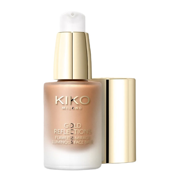 KIKO Milano Gold Reflections Flawless Mirage Luminous Face Base nawilżająco-rozświetlająca baza pod makijaż