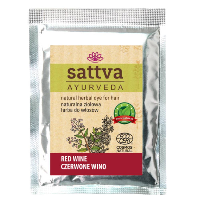 Sattva Natural Herbal Dye for Hair naturalna ziołowa farba do włosów 10g