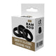 Dream Toys Ramrod Smooth Silicone Cockring Pack pierścienie na penisa Black 3szt
